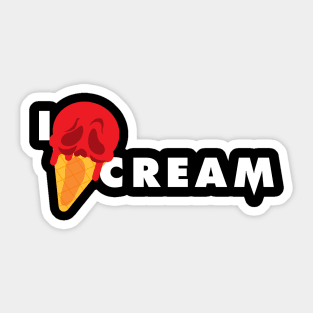 I SCREAM Sticker